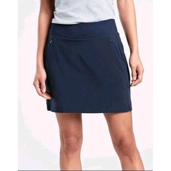 Athleta Soho Skort Women's Size 12T Navy Blue Athleta Athleisure - Picture 8 of 9